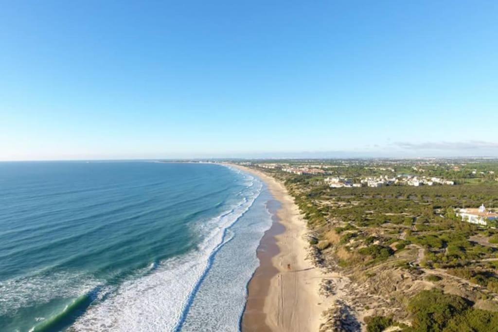 Apartamento Privado Con Jardin, Piscina Elevada Y Bbq Chiclana de la Frontera Bagian luar foto